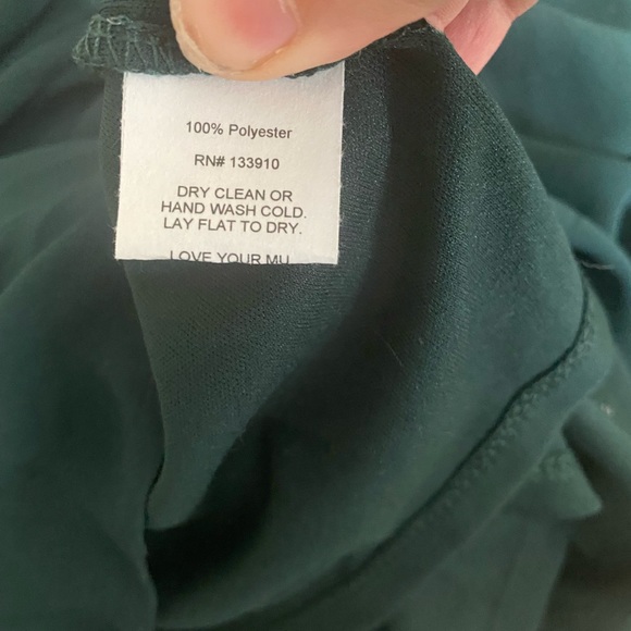 Show Me Your Mumu Jenn Maxi Dress Emerald Chiffon - Picture 9 of 12